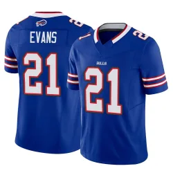 Men's Darrynton Evans Buffalo Bills No.21 Limited Vapor F.U.S.E. Jersey - Royal