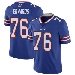 Men's David Edwards Buffalo Bills No.76 Limited Team Color Vapor Untouchable Jersey - Royal