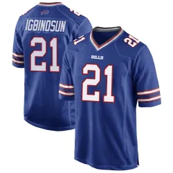 Men's Davison Igbinosun Buffalo Bills No.21 Game Team Color Jersey - Royal Blue