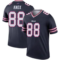 Men's Dawson Knox Buffalo Bills No.88 Legend Inverted Jersey - Navy