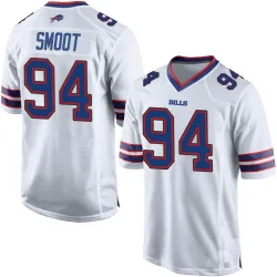 Men's Dawuane Smoot Buffalo Bills No.94 Game Jersey - White