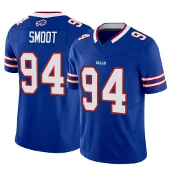 Men's Dawuane Smoot Buffalo Bills No.94 Limited Vapor F.U.S.E. Jersey - Royal
