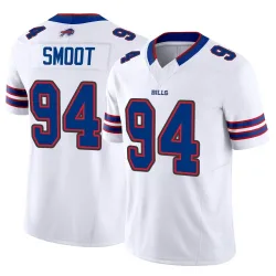 Men's Dawuane Smoot Buffalo Bills No.94 Limited Vapor F.U.S.E. Jersey - White