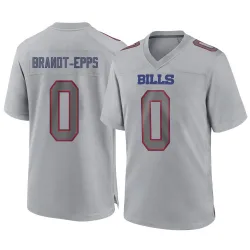 Men's Devin Brandt-Epps Buffalo Bills No.0 Game Atmosphere Fashion Jersey - Gray
