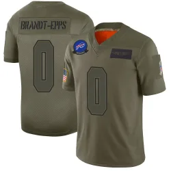 Men's Devin Brandt-Epps Buffalo Bills No.0 Limited 2019 Salute to Service Jersey - Camo