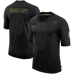 Men's Devin Brandt-Epps Buffalo Bills No.0 Limited 2020 Salute To Service Jersey - Black