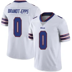 Men's Devin Brandt-Epps Buffalo Bills No.0 Limited Color Rush Vapor Untouchable Jersey - White