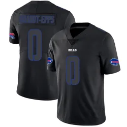 Men's Devin Brandt-Epps Buffalo Bills No.0 Limited Jersey - Black Impact