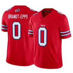 Men's Devin Brandt-Epps Buffalo Bills No.0 Limited Vapor F.U.S.E. Jersey - Red