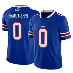 Men's Devin Brandt-Epps Buffalo Bills No.0 Limited Vapor F.U.S.E. Jersey - Royal