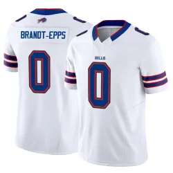 Men's Devin Brandt-Epps Buffalo Bills No.0 Limited Vapor F.U.S.E. Jersey - White