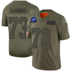 Men's Dion Dawkins Buffalo Bills No.73 Limited 2019 Salute to Service Jersey - Camo