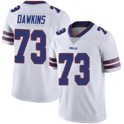 Men's Dion Dawkins Buffalo Bills No.73 Limited Color Rush Vapor Untouchable Jersey - White