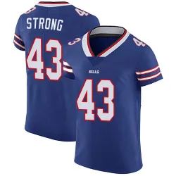 Men's Dorian Strong Buffalo Bills No.43 Elite Team Color Vapor Untouchable Jersey - Royal Blue