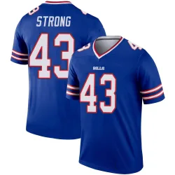Men's Dorian Strong Buffalo Bills No.43 Legend Jersey - Royal
