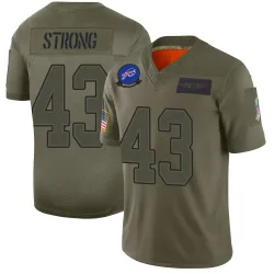 Men's Dorian Strong Buffalo Bills No.43 Limited 2019 Salute to Service Jersey - Camo