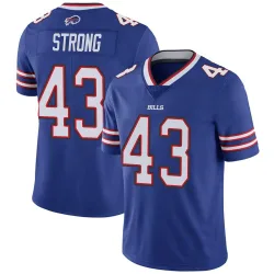 Men's Dorian Strong Buffalo Bills No.43 Limited Team Color Vapor Untouchable Jersey - Royal