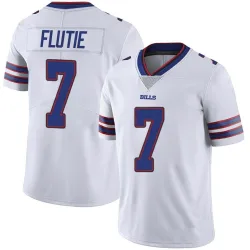 Men's Doug Flutie Buffalo Bills No.7 Limited Color Rush Vapor Untouchable Jersey - White