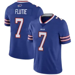 Men's Doug Flutie Buffalo Bills No.7 Limited Team Color Vapor Untouchable Jersey - Royal