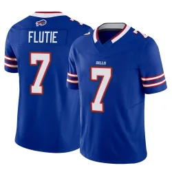 Men's Doug Flutie Buffalo Bills No.7 Limited Vapor F.U.S.E. Jersey - Royal