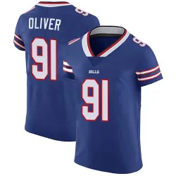 Men's Ed Oliver Buffalo Bills No.91 Elite Team Color Vapor Untouchable Jersey - Royal Blue