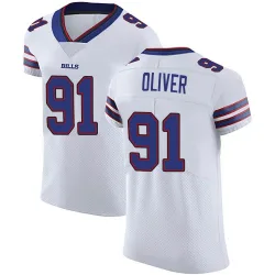 Men's Ed Oliver Buffalo Bills No.91 Elite Vapor Untouchable Jersey - White