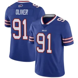 Men's Ed Oliver Buffalo Bills No.91 Limited Team Color Vapor Untouchable Jersey - Royal