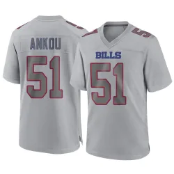 Men's Eli Ankou Buffalo Bills No.51 Game Atmosphere Fashion Jersey - Gray