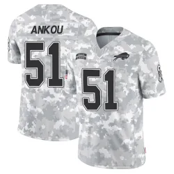 Men's Eli Ankou Buffalo Bills No.51 Limited 2024 Salute to Service Jersey - Arctic Camo
