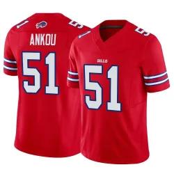 Men's Eli Ankou Buffalo Bills No.51 Limited Vapor F.U.S.E. Jersey - Red