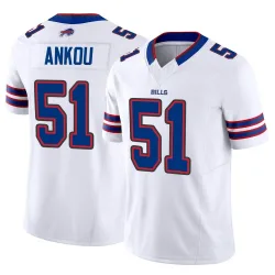 Men's Eli Ankou Buffalo Bills No.51 Limited Vapor F.U.S.E. Jersey - White