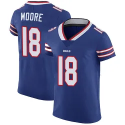 Men's Elijah Moore Buffalo Bills No.18 Elite Team Color Vapor Untouchable Jersey - Royal Blue