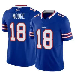 Men's Elijah Moore Buffalo Bills No.18 Limited Vapor F.U.S.E. Jersey - Royal