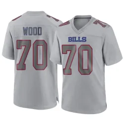 Men's Eric Wood Buffalo Bills No.70 Game Atmosphere Fashion Jersey - Gray