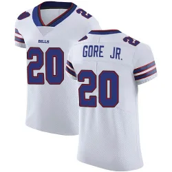 Men's Frank Gore Jr. Buffalo Bills No.20 Elite Vapor Untouchable Jersey - White