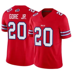 Men's Frank Gore Jr. Buffalo Bills No.20 Limited Vapor F.U.S.E. Jersey - Red