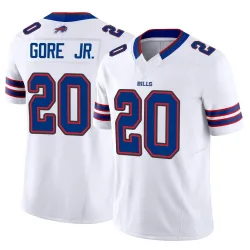 Men's Frank Gore Jr. Buffalo Bills No.20 Limited Vapor F.U.S.E. Jersey - White