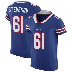 Men's Gable Steveson Buffalo Bills No.61 Elite Team Color Vapor Untouchable Jersey - Royal Blue