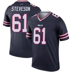 Men's Gable Steveson Buffalo Bills No.61 Legend Inverted Jersey - Navy