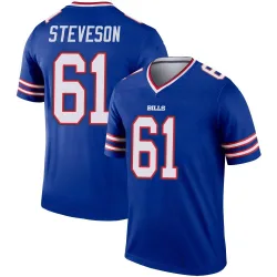 Men's Gable Steveson Buffalo Bills No.61 Legend Jersey - Royal