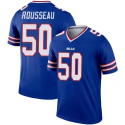 Men's Greg Rousseau Buffalo Bills No.50 Legend Jersey - Royal