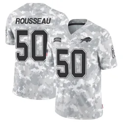 Men's Greg Rousseau Buffalo Bills No.50 Limited 2024 Salute to Service Jersey - Arctic Camo