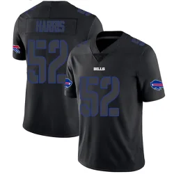 Men's Hayden Harris Buffalo Bills No.52 Limited Jersey - Black Impact