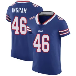 Men's Ja'Marcus Ingram Buffalo Bills No.46 Elite Team Color Vapor Untouchable Jersey - Royal Blue
