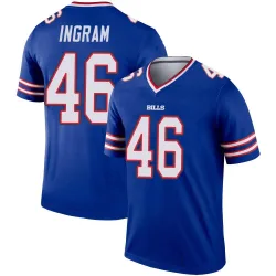 Men's Ja'Marcus Ingram Buffalo Bills No.46 Legend Jersey - Royal