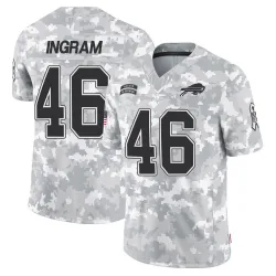 Men's Ja'Marcus Ingram Buffalo Bills No.46 Limited 2024 Salute to Service Jersey - Arctic Camo