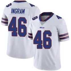 Men's Ja'Marcus Ingram Buffalo Bills No.46 Limited Color Rush Vapor Untouchable Jersey - White
