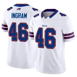 Men's Ja'Marcus Ingram Buffalo Bills No.46 Limited Vapor F.U.S.E. Jersey - White