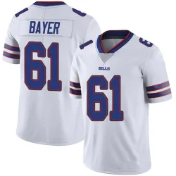 Men's Jacob Bayer Buffalo Bills No.61 Limited Color Rush Vapor Untouchable Jersey - White