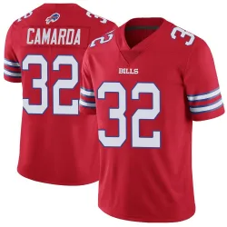 Men's Jake Camarda Buffalo Bills No.32 Limited Color Rush Vapor Untouchable Jersey - Red